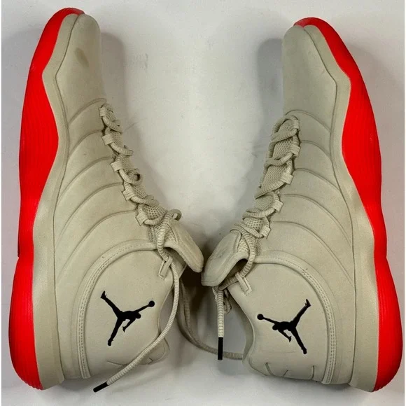 Nike Air Jordan Super Fly 2017 921203-104 Sail Infrared 23 B-Ball Shoes Size‎ 14